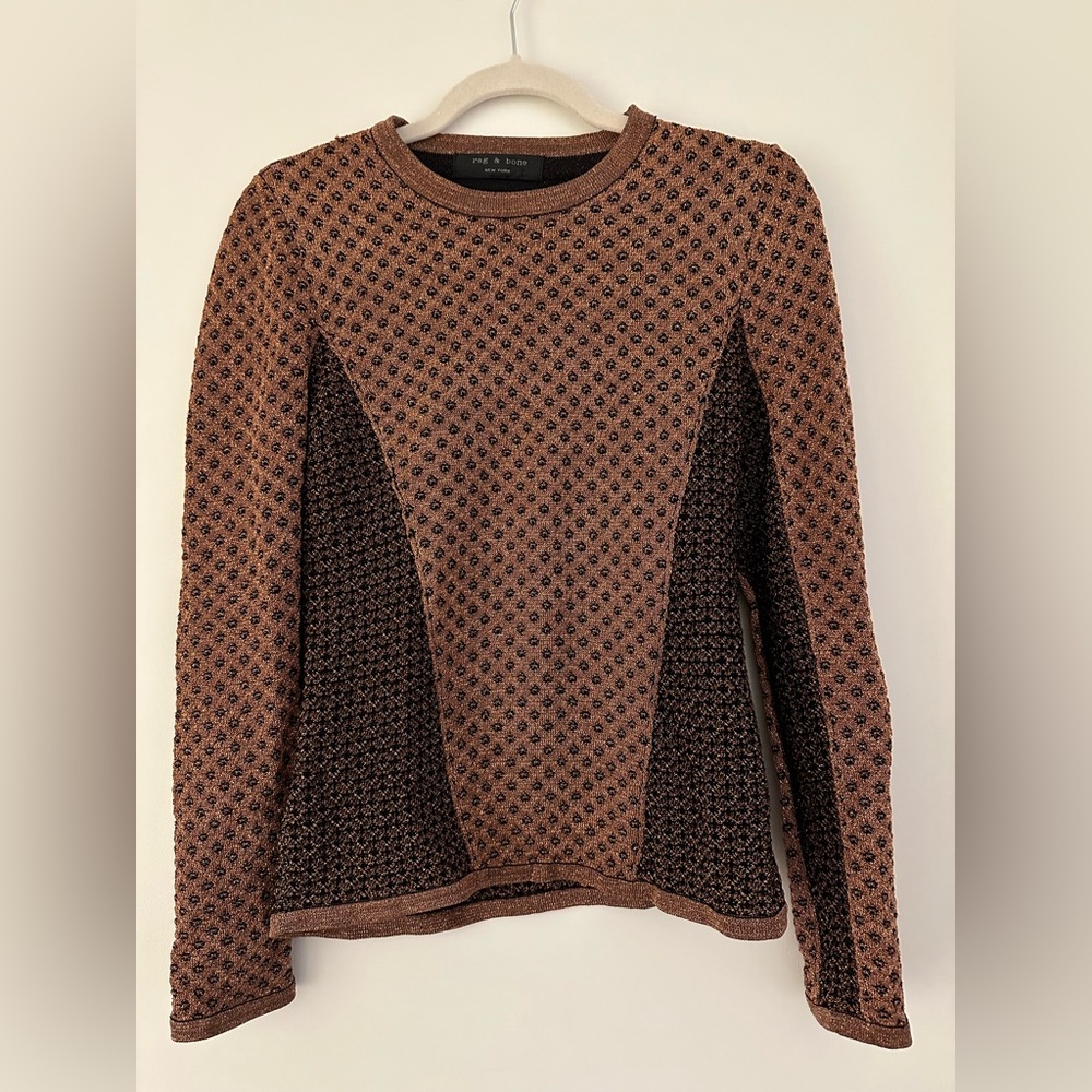 Rag and Bone Metallic Sweater